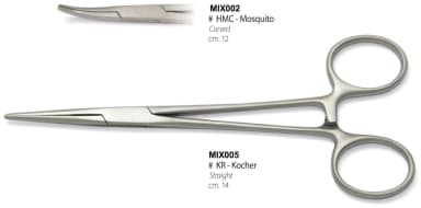 Micro Mosquito Forceps, Curved