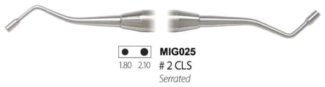 Amalgam Plugger, Solid Handle, Black, Fig.1/2