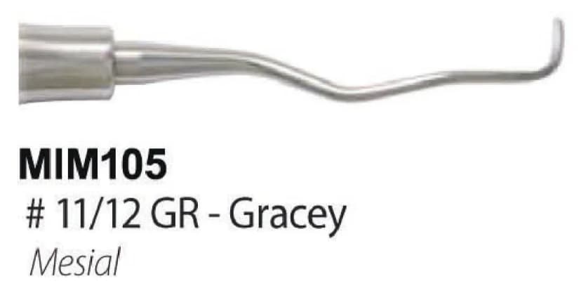 Gracey Curette Set, Rigid, 7 Pieces