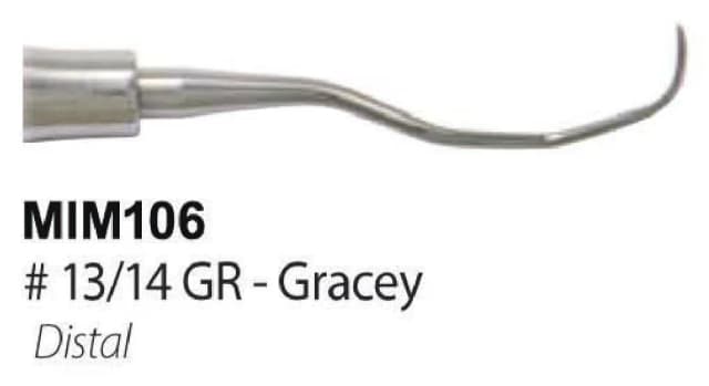 Gracey Curette, Solid Handle, Fig.1/2, Anterior Teeth