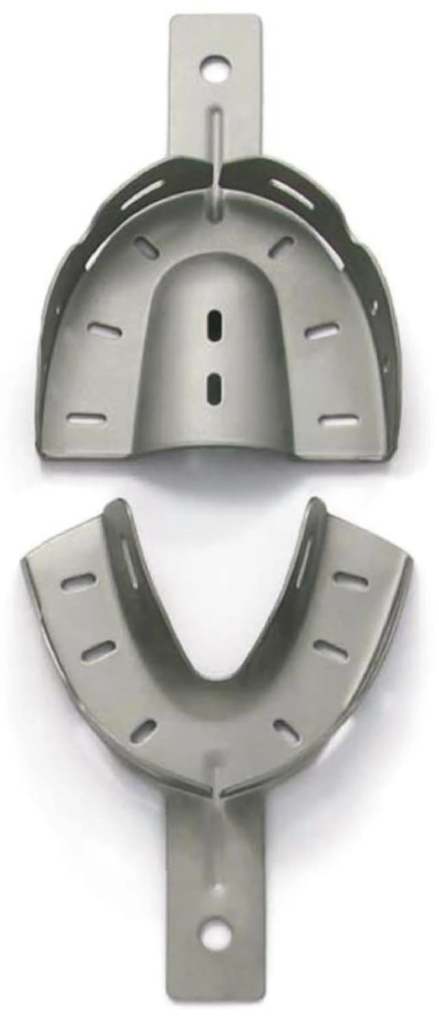 Impression Tray Set, Regular, Solid with Rim, 6/10 Pcs