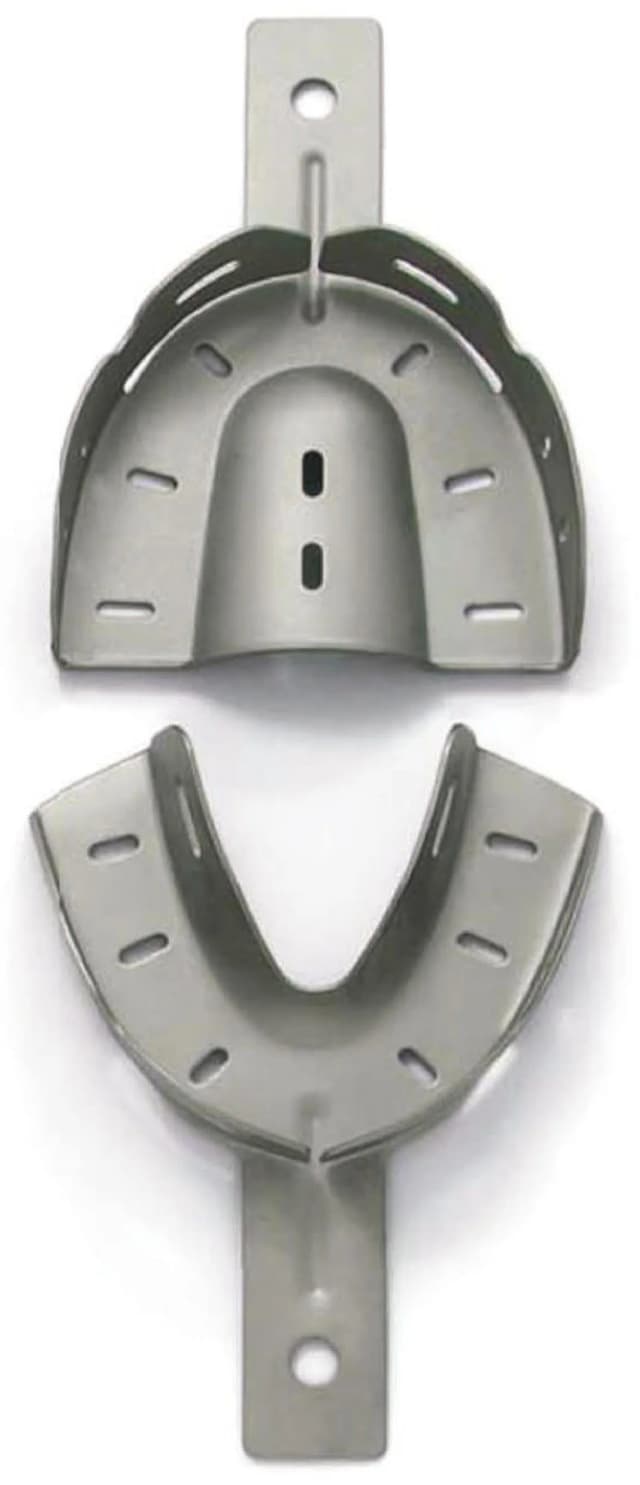 Impression Tray Set, Regular, Solid with Rim, 6/8/12 Pcs